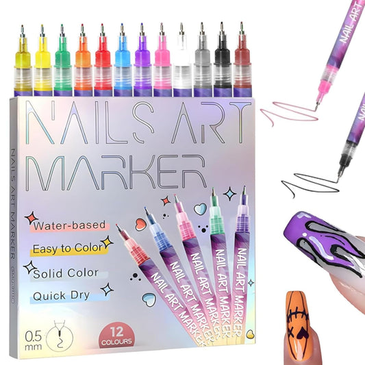 Nail Art Pens Set Fine Tips