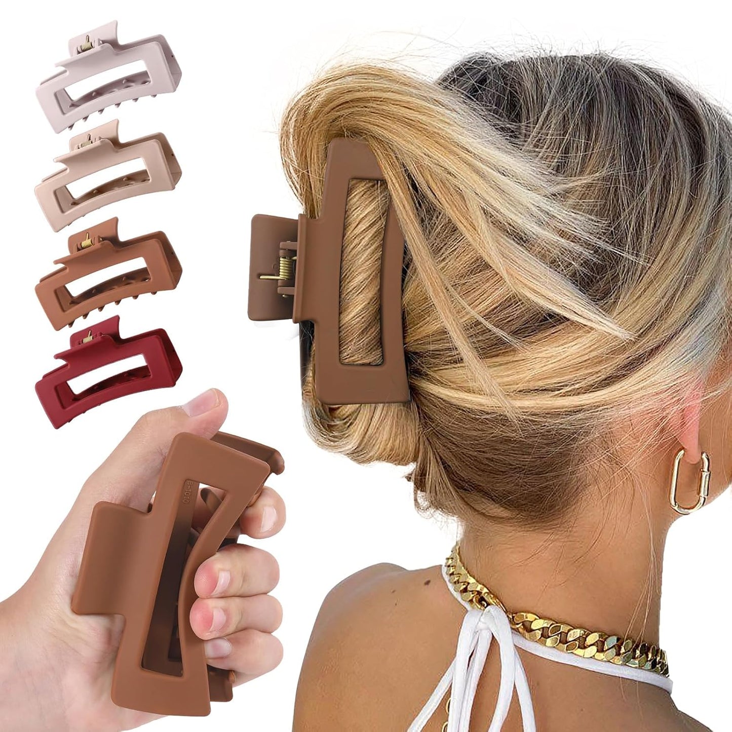 Soft Silicone Hair Clips